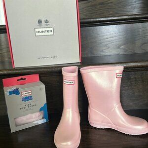 Kids First Hunter Classic Rain Boots & Boot Socks - Size 11T